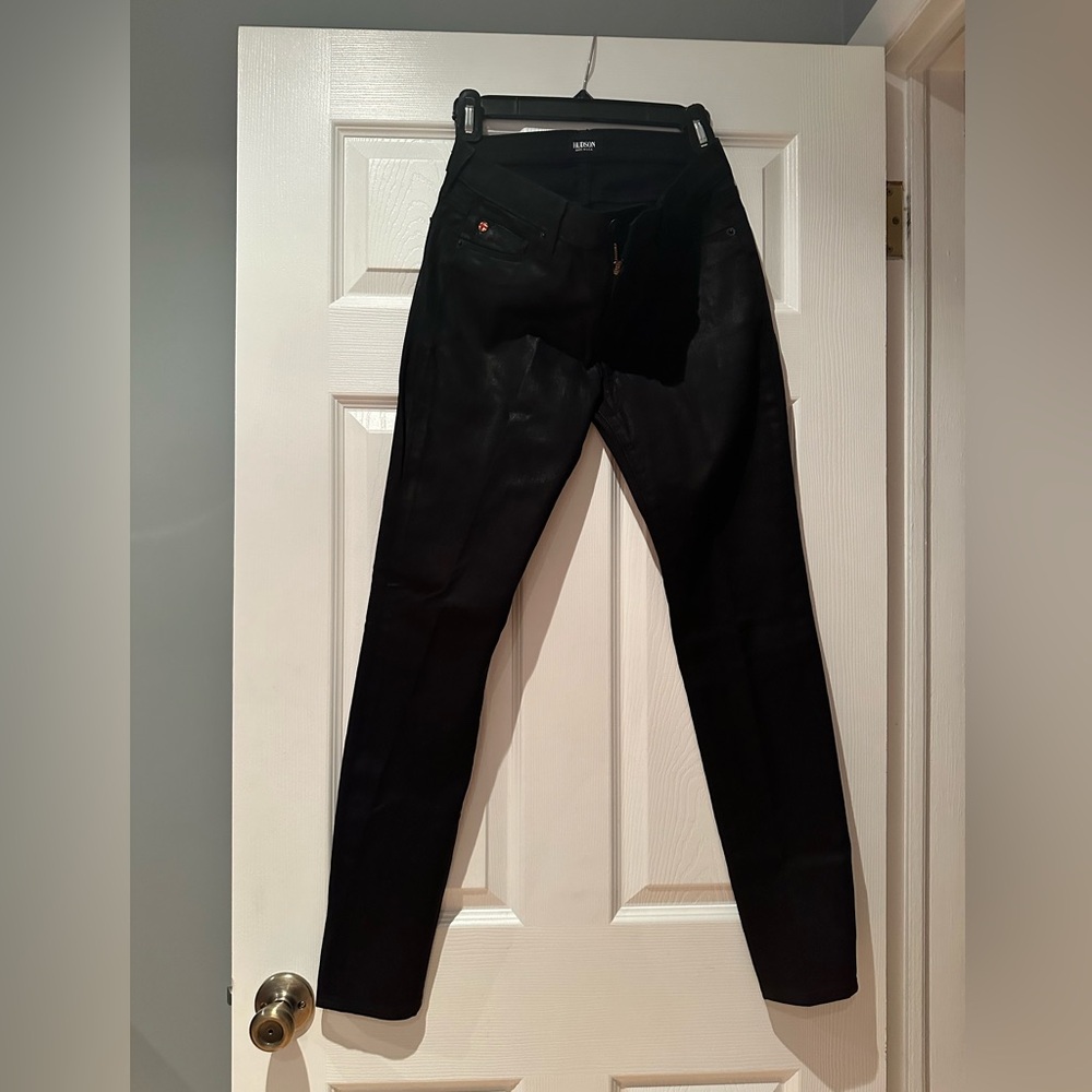 Hudson black skinny jeans